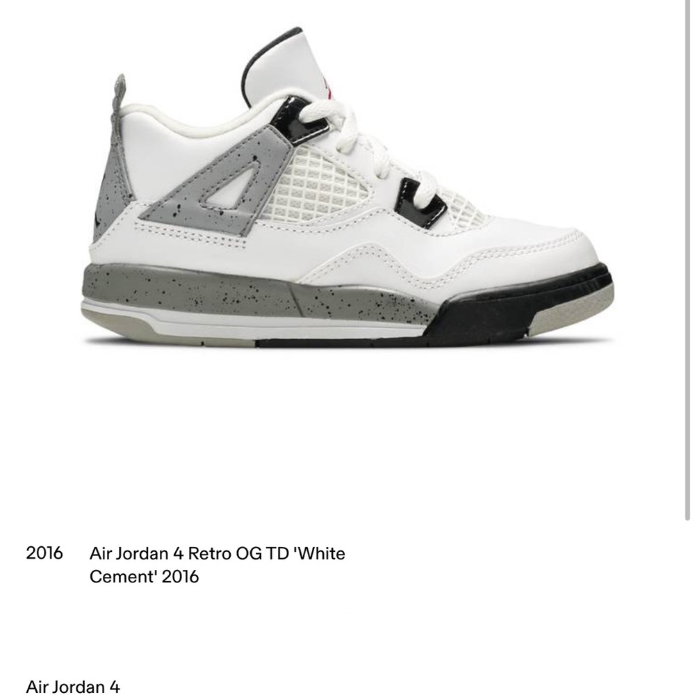Little kid Jordan 4 retro